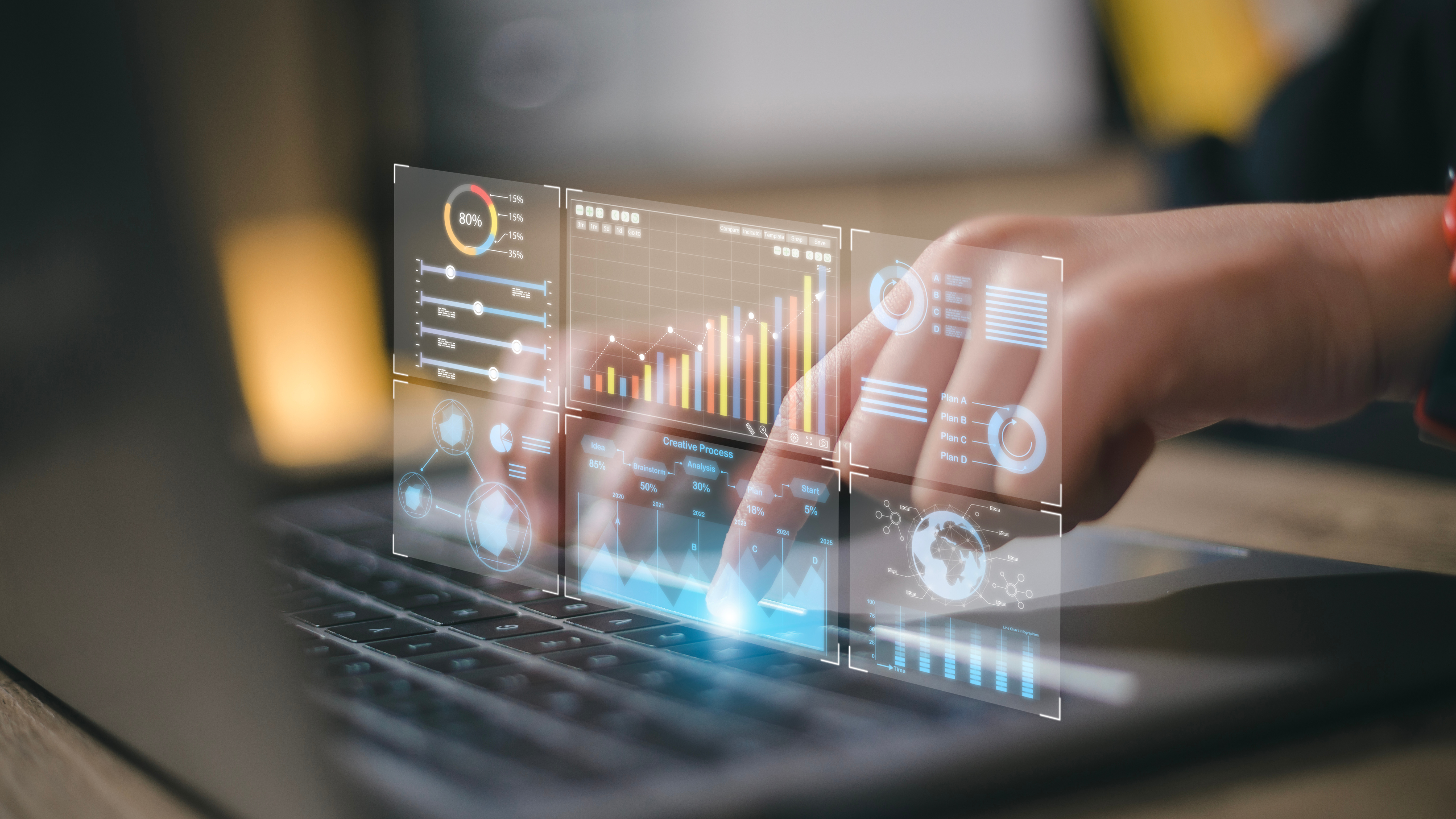 Analytics AI On Laptop