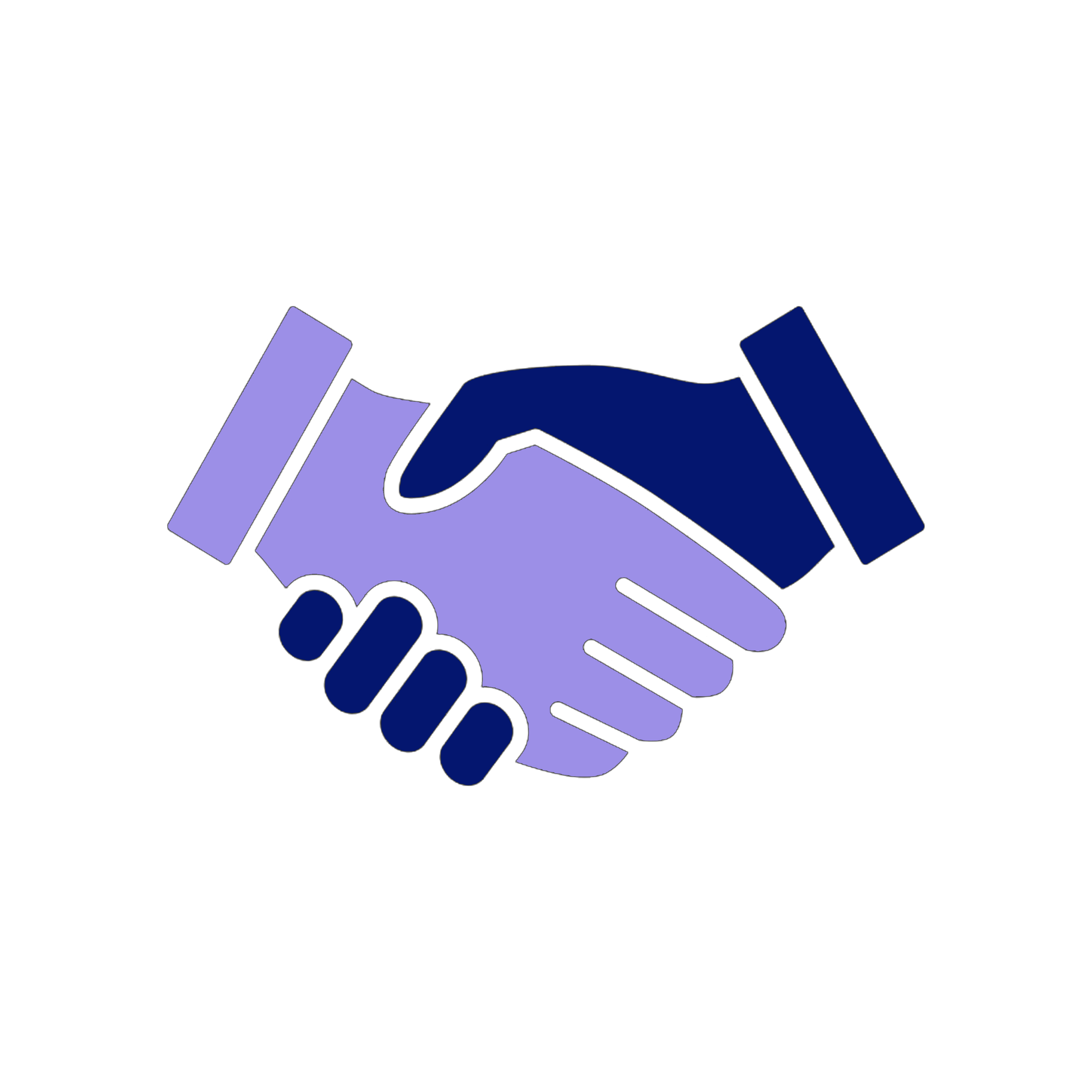 partner shake hands icon