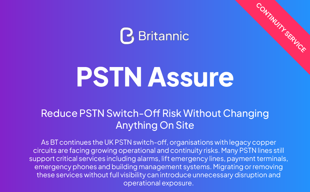 Britannic PTSN Assure Product Brochure Thumbnail