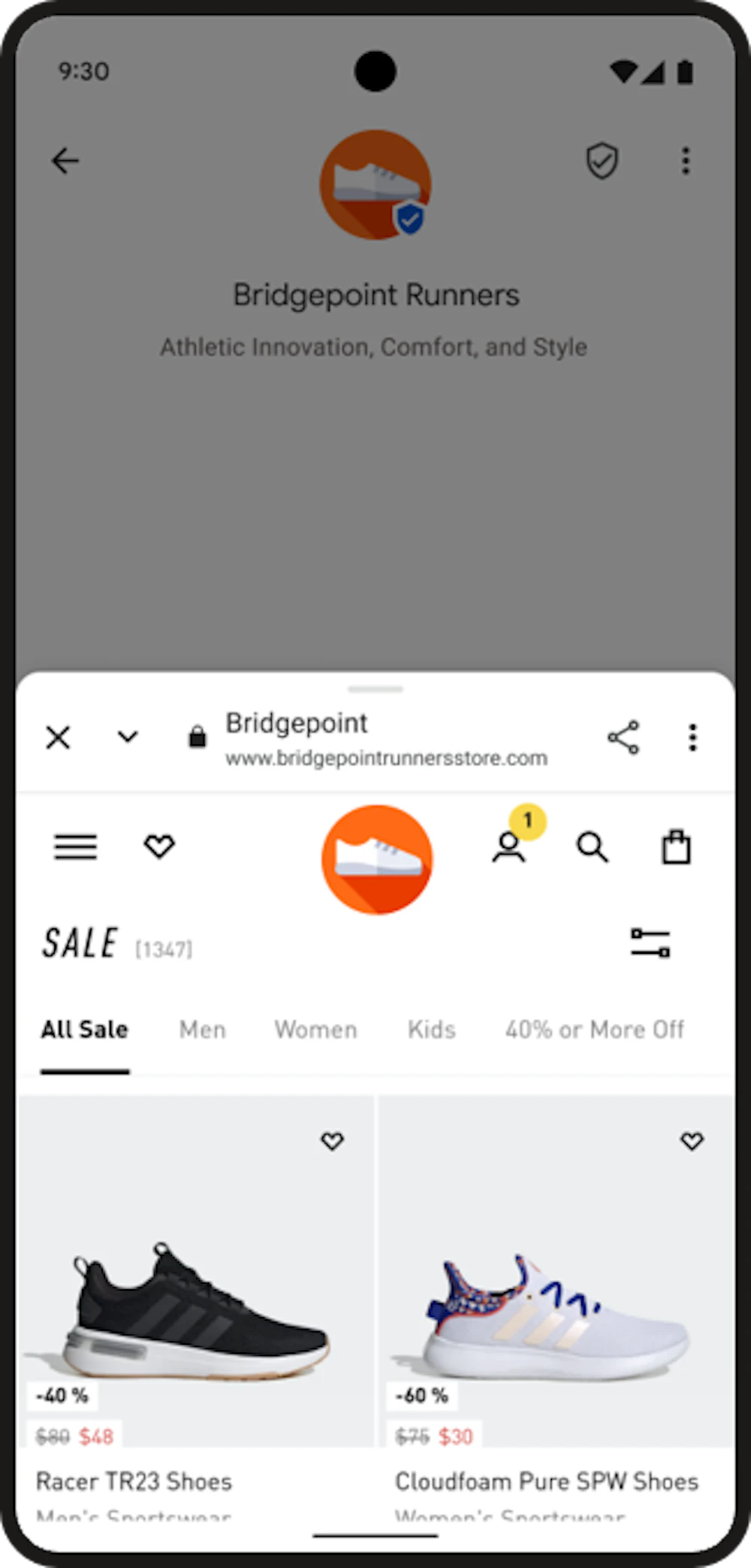 Branded Messages Web View Example