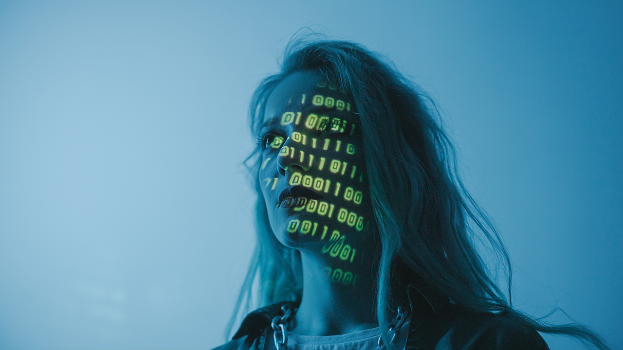 Mental Health AI Woman