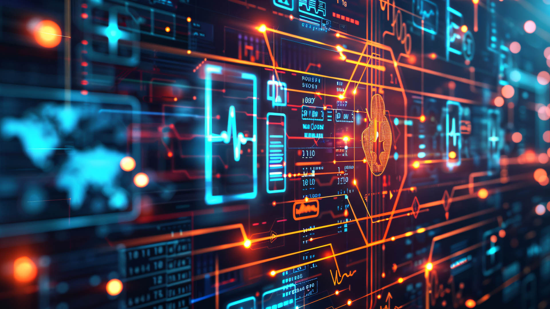abstract digital transformation concept