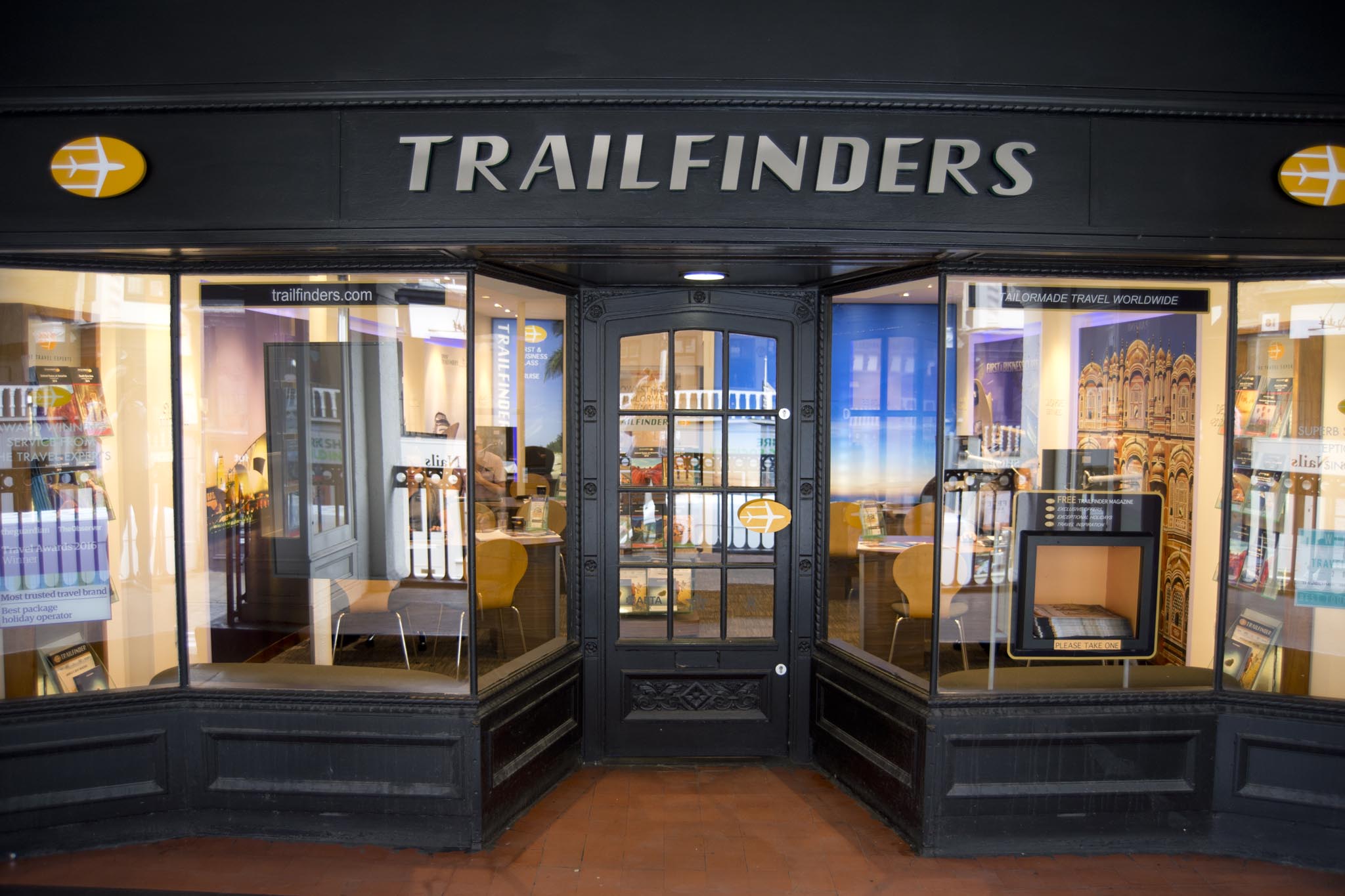 Trailfinders shop front