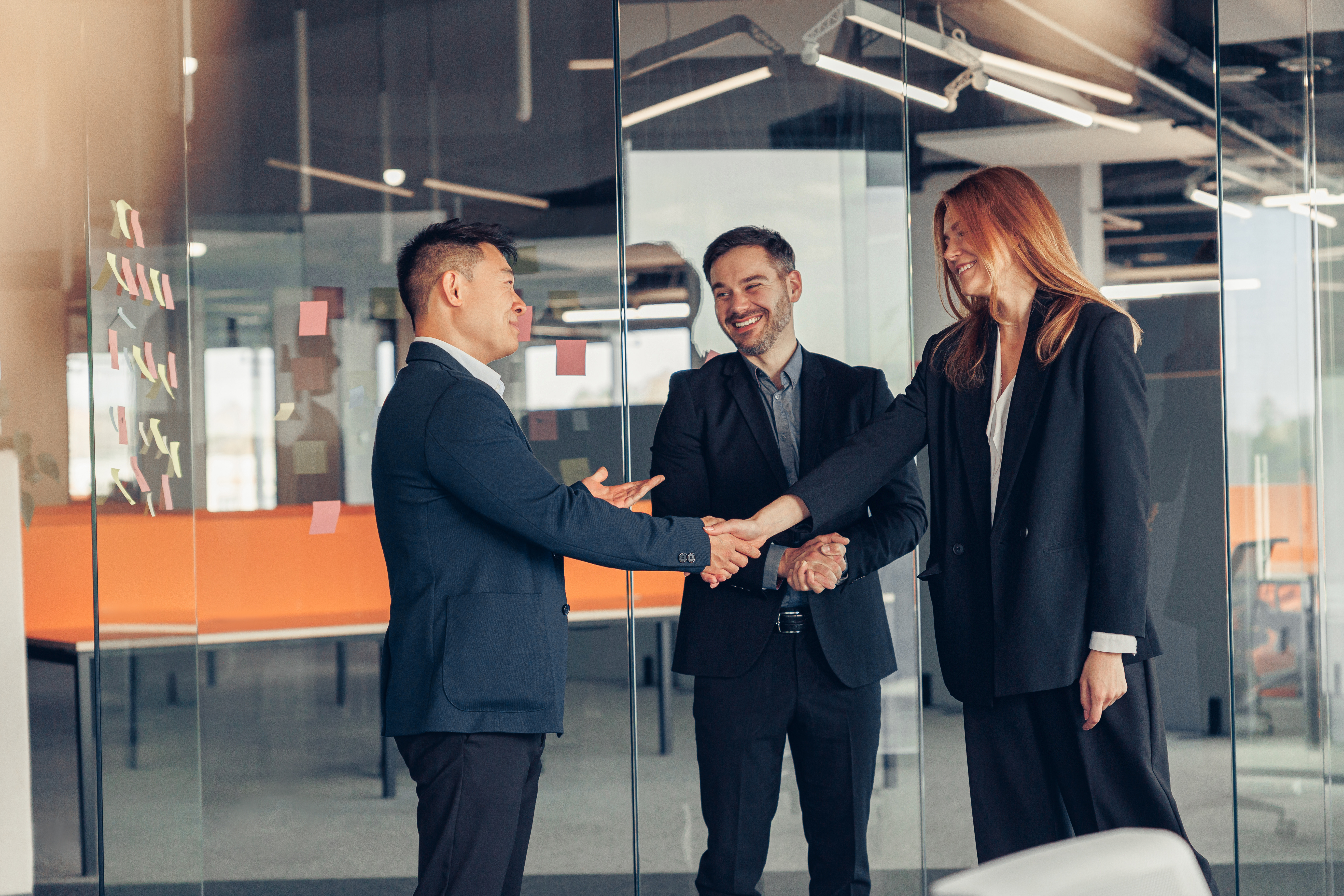Handshake In Office
