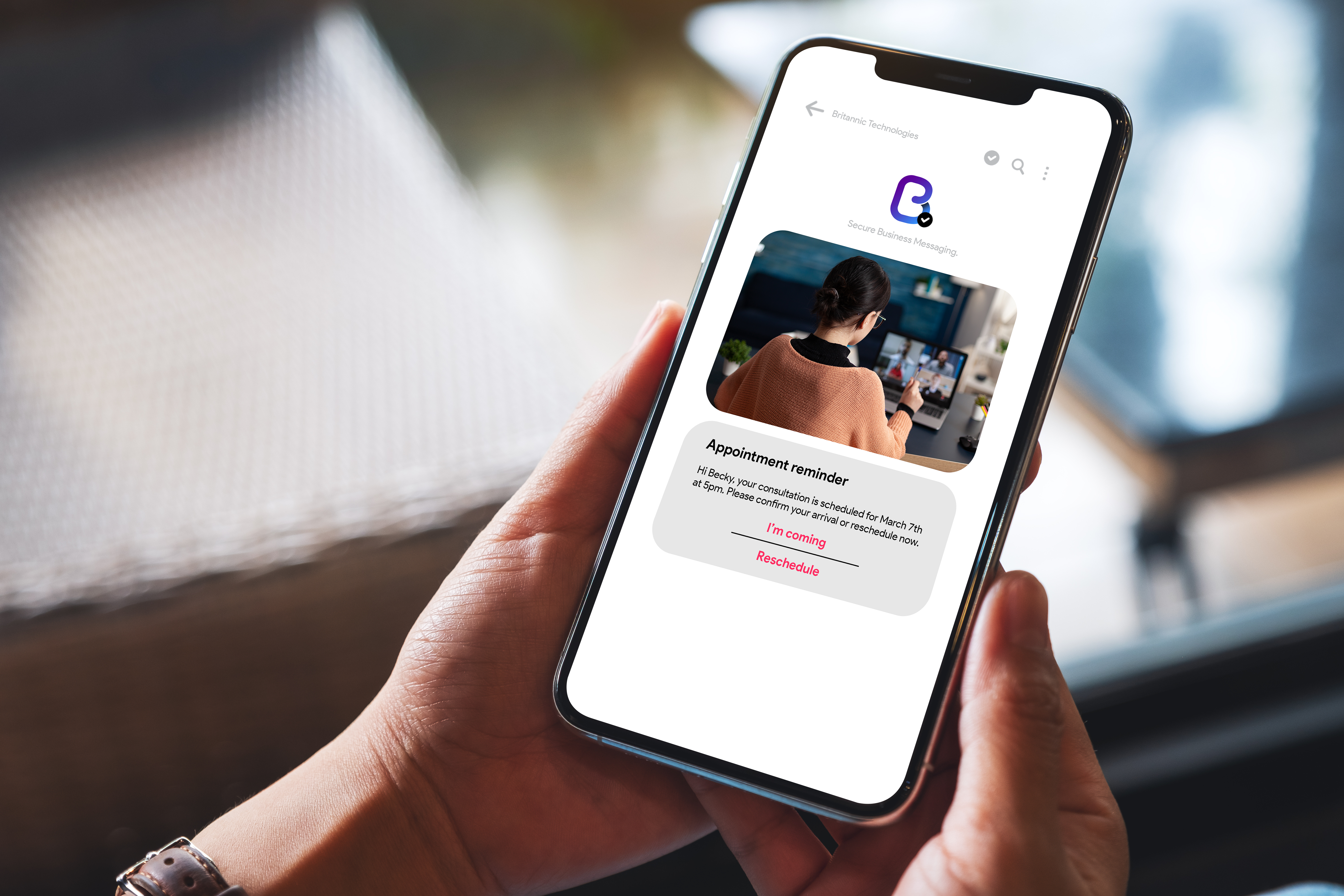 Branded Messages (RCS) Example