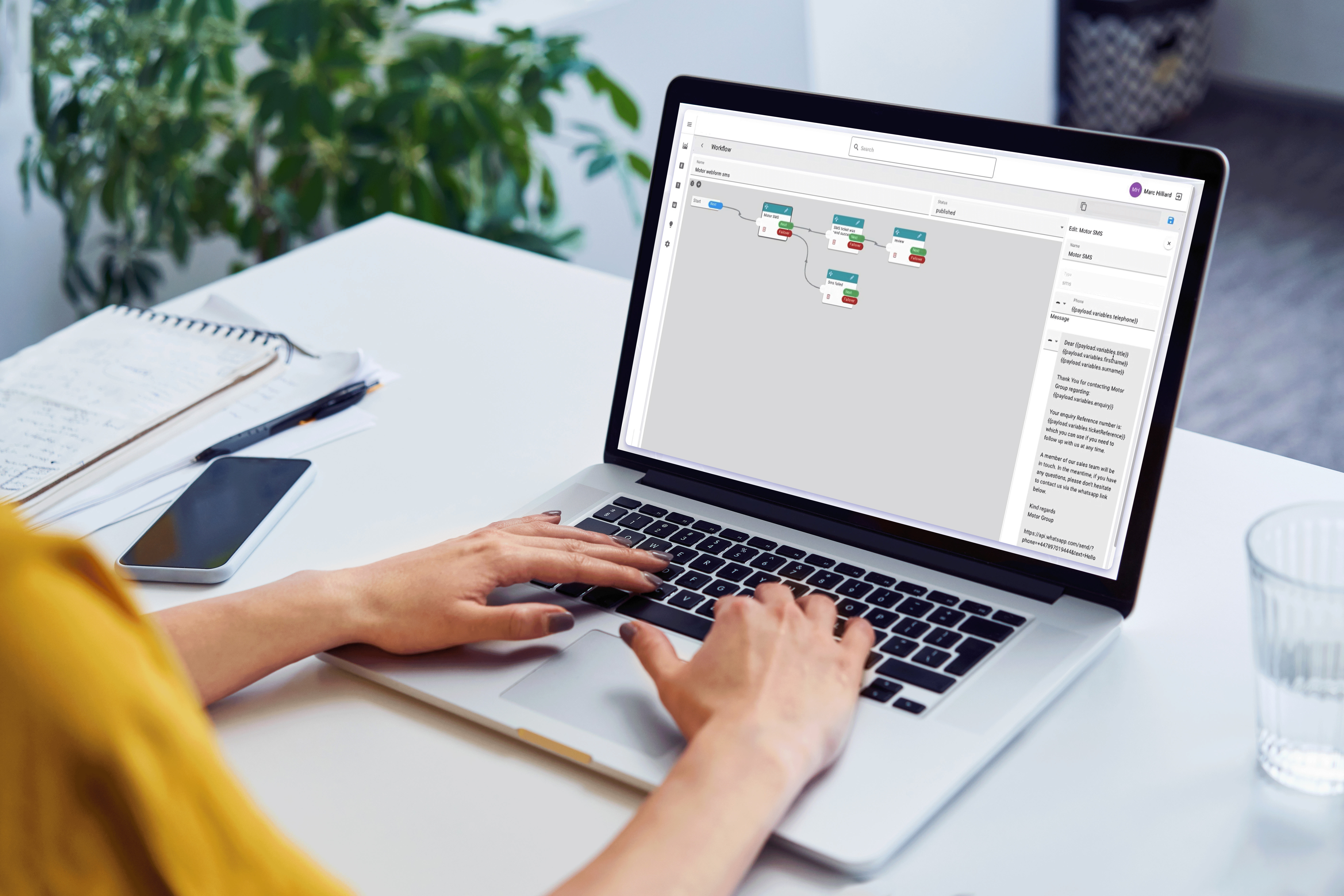 Inbox Enterprise On Laptop