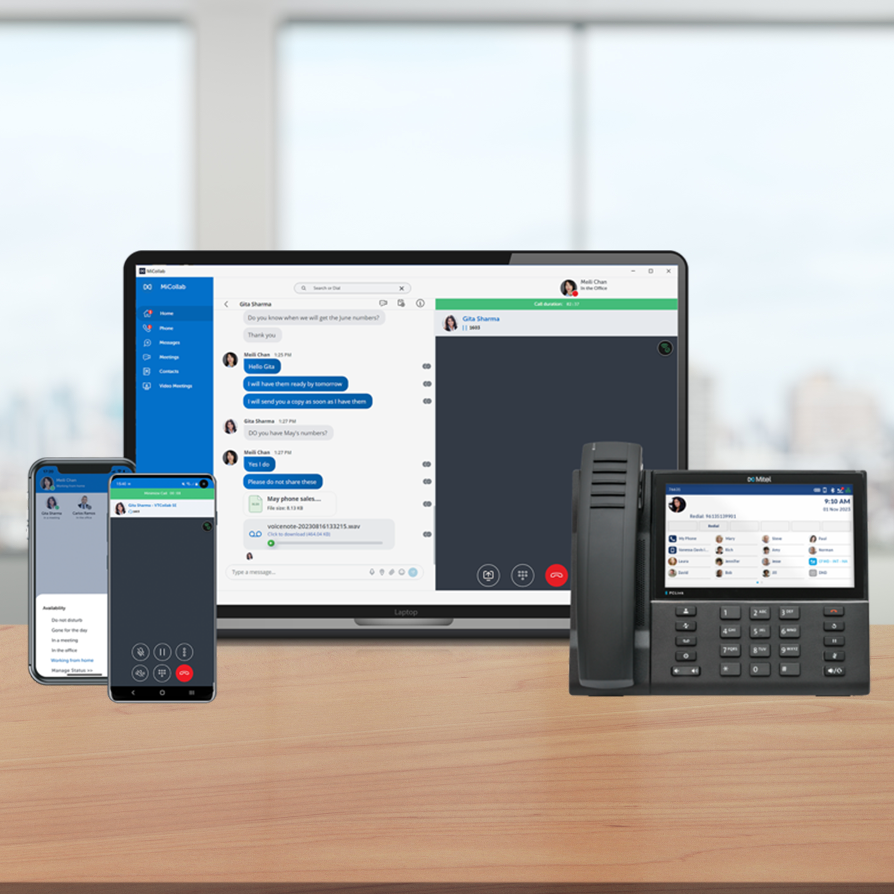 MiVoice Business On Screens