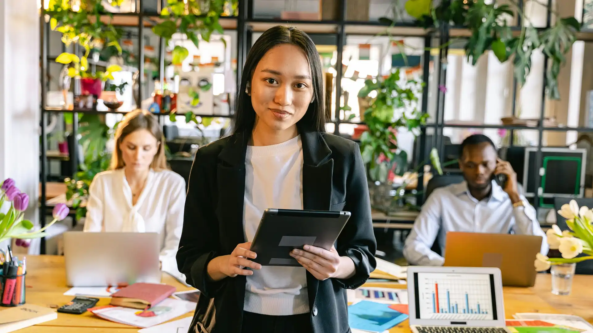 Female and Male colleagues working on Digital Transformation projects